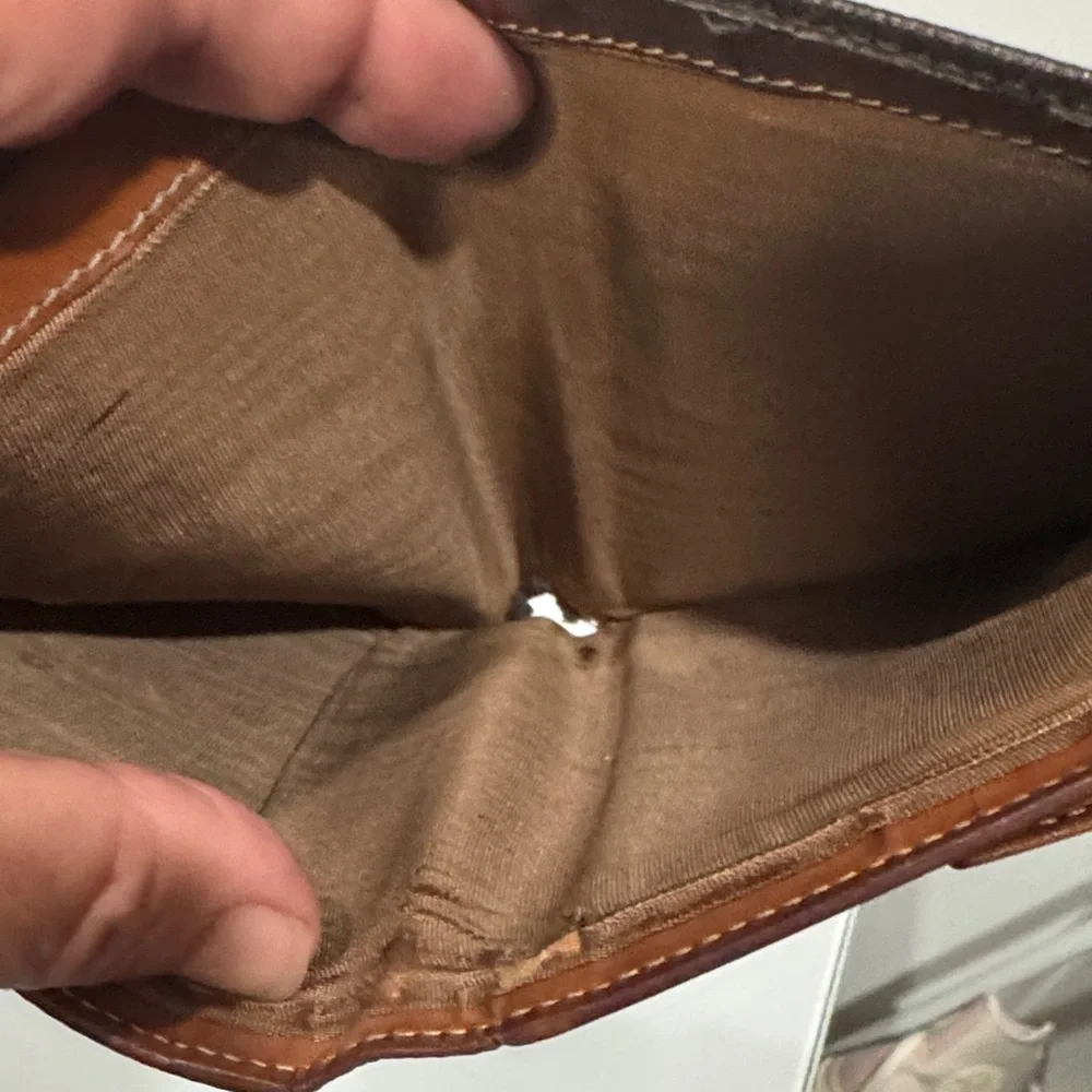 Celine Dark Brown Leather Wallet